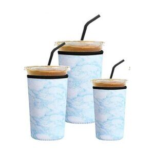 Reusable Iced Coffee Sleeves Neoprene Insulator Cup Sleeve for Cold Drinks